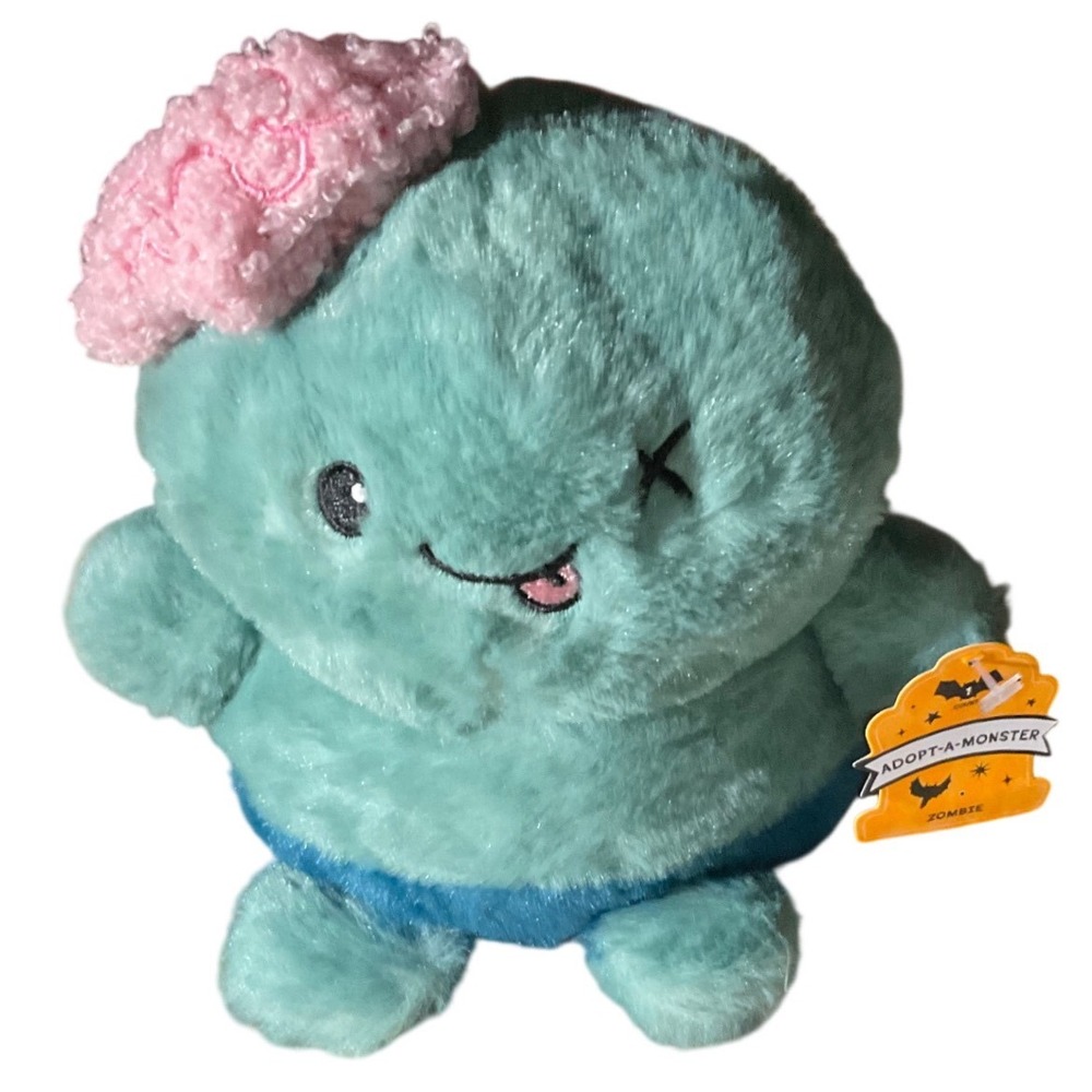 Bullseye's Playground Adopt-A-Monster Zombie Kids OS Teal Excellence Plush